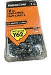 Powercare 18 Semi-chisel Chainsaw 2-PACK Y62 (3/8 Lp, Drive Links) New. Price: $32.00.