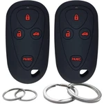 Gfdesign 2 Pcs Silicone 4 Buttons Key Fob Cover Remote Case Black With Red New. Price: $17.17.