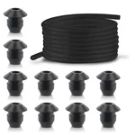 Black Fuel Line Tank Bushing Grommet Fits Many Husqvarna 2-CYCLE String Trimmers New. Price: $11.99.
