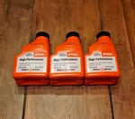 Stihl (3) Gal High Performance 2-CYCLE Engine Mix Oil 5.2 Fl Oz Genuine Oem New. Price: $16.10.