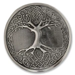 Kilt Emporium Tree Of Life Celtic Belt Buckle - Round Brass Design New. Price: $14.49.