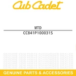 Mtd 841P100031S Short Block For Craftsman WS210 WC210 P210 HT110 841-100031S New. Price: $80.97.