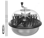 Ipower 19 Inch Bud Leaf Bowl Trimmer, Twisted Spin Cut With Clear Visibility Dom Open. Price: $134.00.