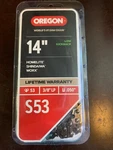 For Chainsaw 14" Oregon S53 Low Kickback Drive Links 3/8" Pitch .05" Ga New. Price: $11.99.