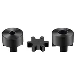 1/2" To 3/4" L090 3-PIECE L-jaw Coupling Set & Buna-n Nbr Rubber Spider For Log New. Price: $29.93.
