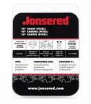 Jonsered 18" Chainsaw H30 72DL .325 Pitch .050 Gauge Husqvarna New. Price: $19.99.