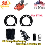 6PCS For Stihl Pump Diaphragm, Gaskets&oil Filter Kit 009 010 011 012 Saws New. Price: $17.50.