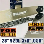 Holzfforma Pro 28 Inch 3/8 .058 92DL Bar & Full Chisel Chain Combo Husqvarn New. Price: $75.95.