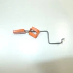Oem Husqvarna Throttle Rod Assembly, Orange, Models 51 55, #501778001 Used. Price: $10.00.