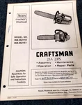 Owners Manual For Sears Craftsman Power-shar Chainsaw 358.352151 358.352110 Used. Price: $15.99.