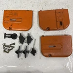 Oem Stihl 1120 Chainsaw Parts Lot: Air Filter Cover, Stop Switch, Spring, Screws Used. Price: $16.19.