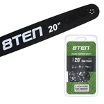 8TEN 20" Chainsaw Guide Bar & .063 3/8 72DL For Stihl MS660 MS440 H45-72 New. Price: $53.95.