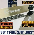 Holzfforma Pro 36 Inch 3/8 .063 114DL Bar Full Chisel Chain Combo Husky New. Price: $105.00.