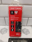Craftsman 14" 52 Link Replacement Gas Chainsaw CMXGZAM700122 Sealed/retail New. Price: $17.39.