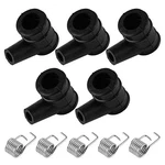 Torsor 5 Pack Spark Plug Boot Terminal Kit Rubber Cap Distributor Black New. Price: $10.24.