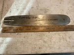 Vintage Homelite 5-20L Chainsaw Bar Free Shipping Used. Price: $54.95.