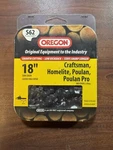 Oregon 18" S62 Craftsman, Homelite, Poulan Chainsaw Blade. New The Package. Price: $16.95.