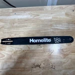 Homelite Chainsaw Oem 18" Guide Bar A07608A .050 .325 72DL Used. Price: $15.99.