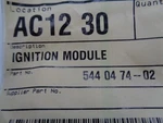 Husqvarna Oem Ignition Module # 544047402 New. Price: $120.00.