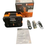 Generac GB1000 Portable Power Station 1086WH 1600W Solar Ready W/ Cables New. Price: $550.00.