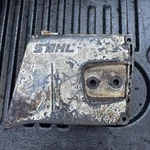 Stihl 051, 075, 076 Chainsaw Oem Clutch Cover 1111 648 0400 Used. Price: $36.00.