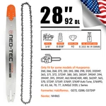 28" Chainsaw Guide Bar 3/8'' 0.058" 92DL For Husqvarna 288 372XP 394 395XP New. Price: $78.26.