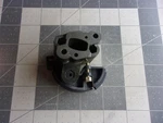Stihl 4140-121-1600 Intake Spacer Flange & 4140-182-7600 Cable Tensioner FS45 Used. Price: $24.99.