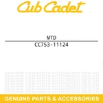 Mtd 753-11124 Clamp Assembly Dw Bk New. Price: $23.95.