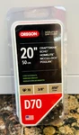 Oregon D70 20" Low Kickback Chainsaw 3/8" .050" Poulan Echo Homelite New. Price: $25.88.