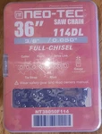 Neo-tec 36'' Chainsaw 3/8"LP .050 114DL New. Price: $24.99.