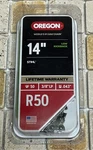 Oregon Chainsaw 14" R50 "brand New". Price: $19.95.