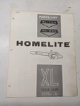 Homelite Parts List Book Catalog Manual Chain Saws Series XL-700 800 23974 Rev Used. Price: $15.49.