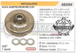 68209X Oregon Pinion Clutch Bell Chainsaw Mcculloch SP-70 3/8" Teeth New. Price: $54.78.