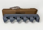 Stalwart Shovel, Rake And Tool Holder With Hooks- Wall Mounted Organizer Garage Open. Price: $12.00.