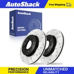 Front Drilled Slotted Brake Rotors For Honda, Civic 1990-2005 New. Price: $57.42.
