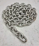 5' Pewag 4514/5 Chain Ft Length Trade Size 9/32" 304L Stainless Steel Grade New. Price: $44.99.