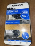2-PACK Trilink 18 Saw Chain S62 3/8 Lp .050 5/32 15062X2TLW Poulan Husqvarna New. Price: $11.99.