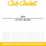 Mtd 795-00782 14" Guide Bar For Craftsman S145 New. Price: $37.95.