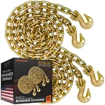 Vulcan G70 Binder Chain - Grab Hooks 5/16" X 20', Pack 4700 Lbs Swl New. Price: $109.99.