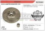 R370381 Oregon Clutch Sprocket Chainsaw Zenoah G561AVS .325" Teeth New. Price: $74.76.