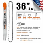 36" Chainsaw Guide Bar .404'' 0.063" 104DL For Neotec NS8105 G070MS660 New. Price: $115.00.