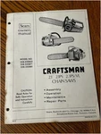 Craftsman Chainsaw Manual 358.350842 871 881 Sears Parts 20TH Century Good. Price: $19.99.