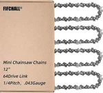 Pack 12 Inch Chainsaw 1/4 Lp Pitch .043 Gauge 64 Drive Links, Pole New. Price: $38.96.