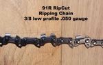 91R056 Ripping Saw Chain Oregon 3/8 Low Profile .050 Gauge Drive Link 16" New. Price: $33.99.