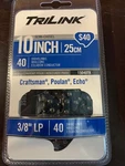 10" Chainsaw Semi-chisel 3/8" Lp Trilink S40 15040TK New! Craftsman Poulan. Price: $14.99.