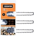 Sungator 3-PACK 18 Inch Chainsaw SG-S62, 3/8" Lp Pitch .050" Gauge New. Price: $39.10.