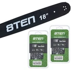 8TEN 18" Chainsaw Guide Bar & 2 .058 3/8 64DL For Husqvarna 460 508914168 New. Price: $54.95.