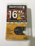 Maxpower 16" Low-kickback Replacement Saw Chain 336536 (CJL036994) New. Price: $18.00.