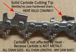 *solid Carbide* Chainsaw Fits 20" Ego Power+ CS2005 & CS2000 AC2005 New. Price: $58.98.