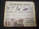 1997 June 15 Philadelphia Inquirer -clinton For Mending Racial Divides Np 7438 Used. Price: $45.00.